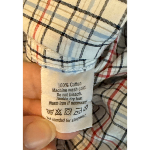 Janie and Jack boys 2T button up dress shirt plaid 100% cotton - Picture 4 of 5